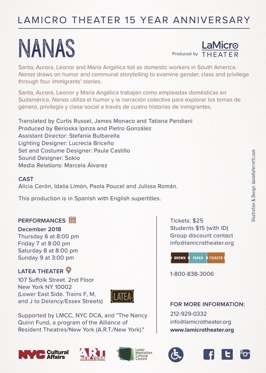 From the production "Nanas 2018" - Graphic Design by Daniela Ferreti